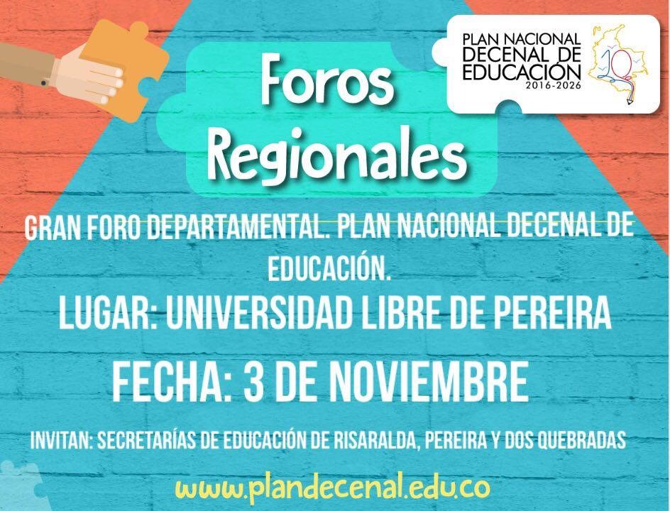 FORO PLAN DECENAL