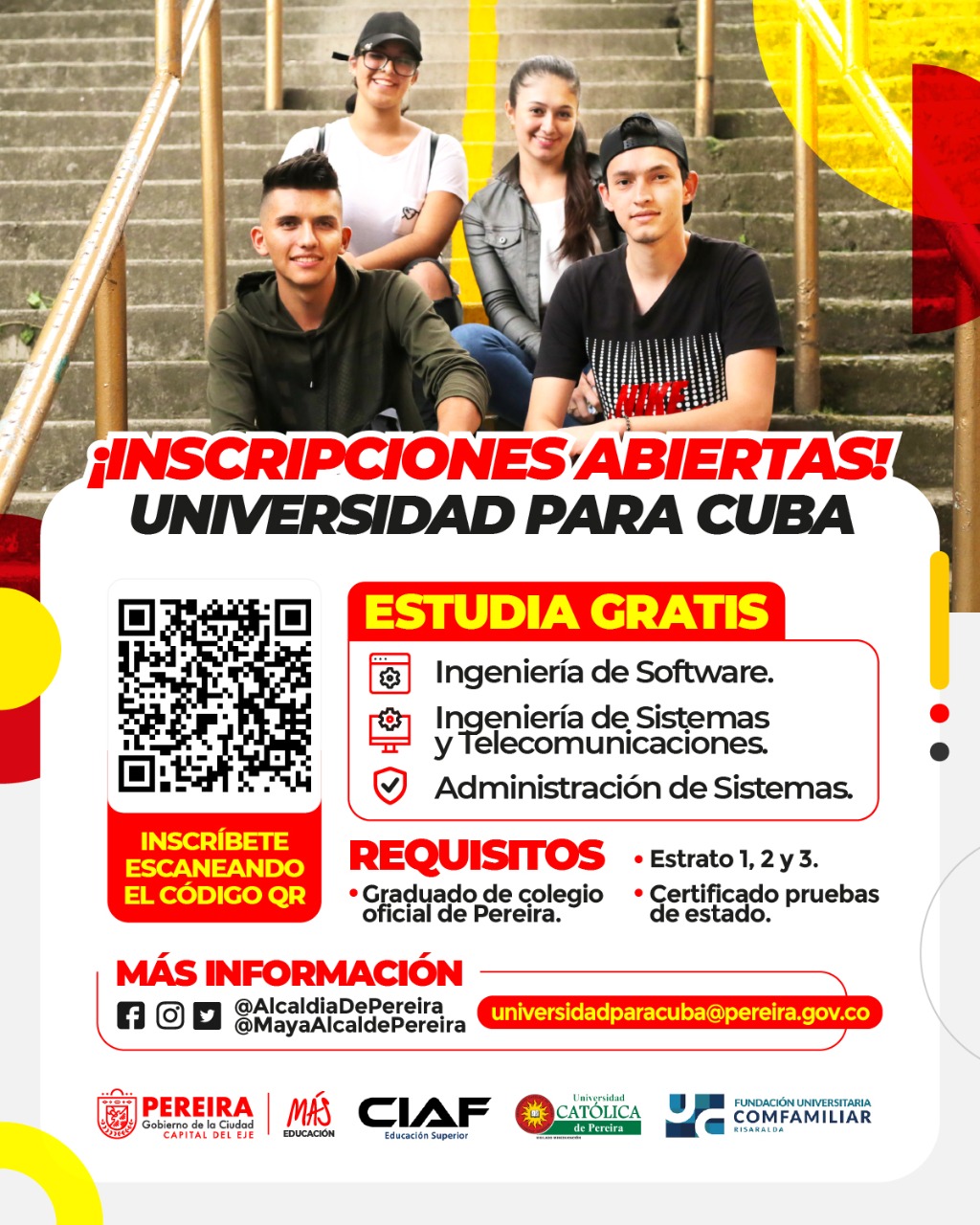 Inscripciones Universidad para Cuba