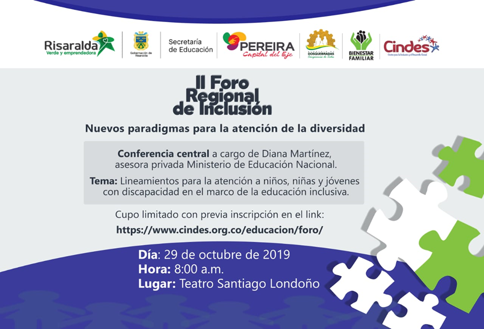 Invitación II Foro Regional de Inclusión