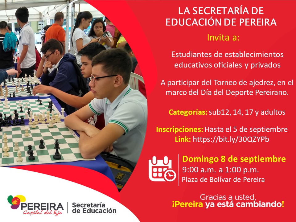 Invitación Torneo Ajedrez