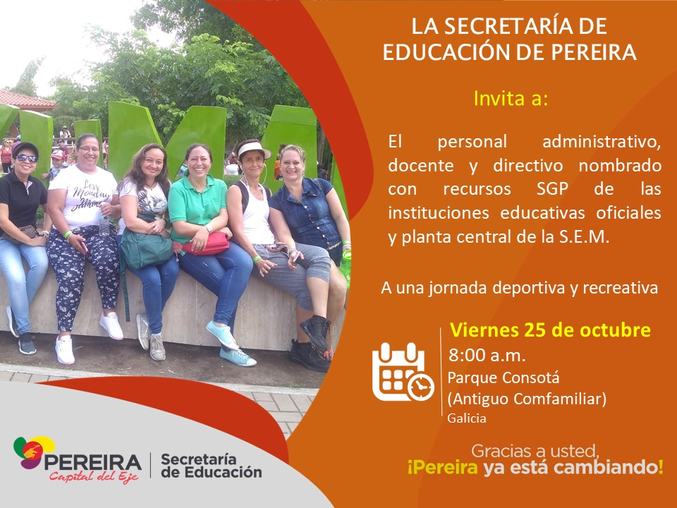 Invitación jornada de Bienestar 2019