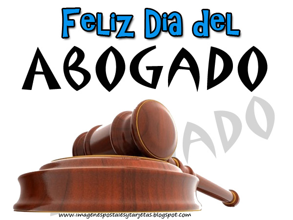 feliz dia del abogado