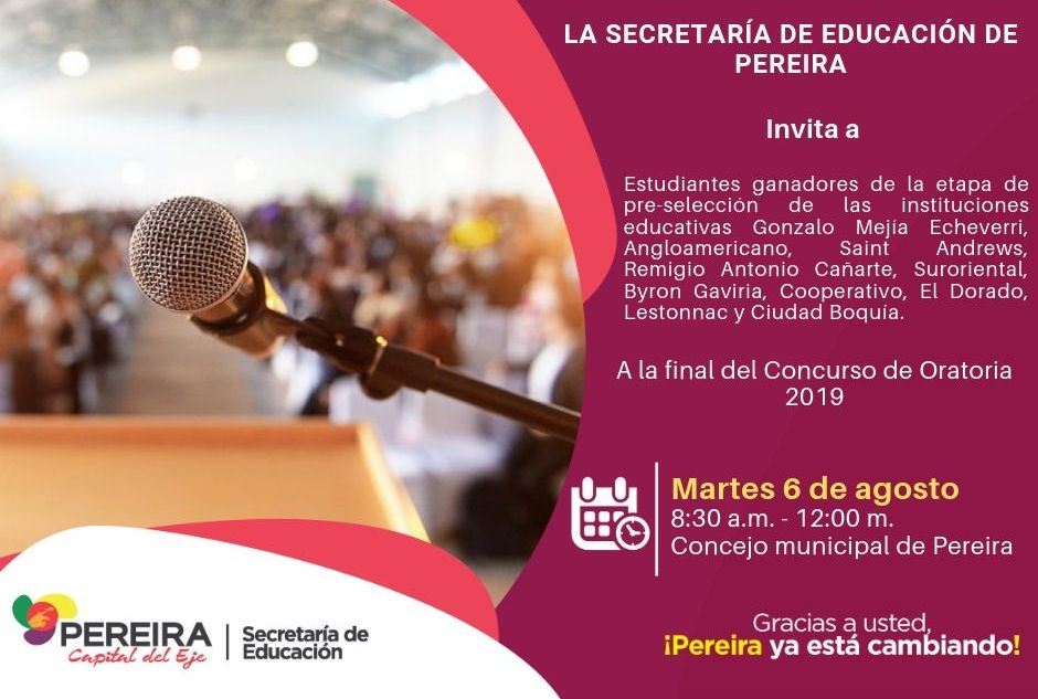 Final Concurso de Oratoria 2019